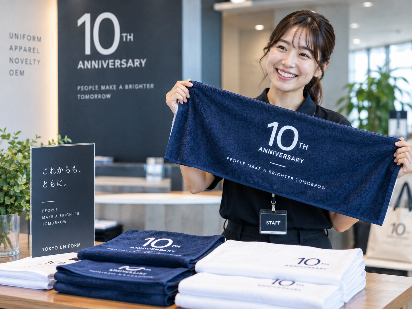 周年記念・イベント向けオリジナルタオル