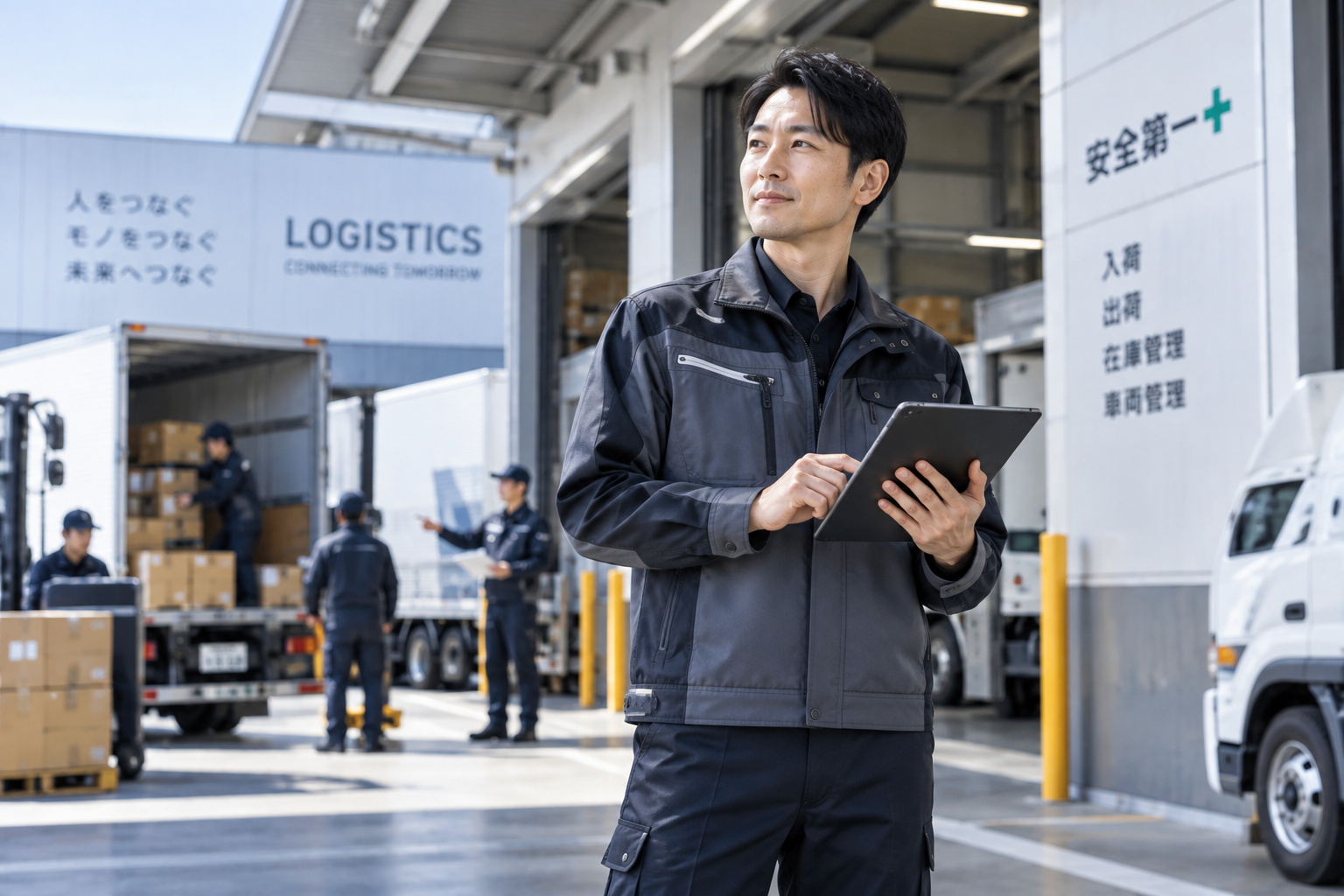 物流会社の拠点管理スタッフ